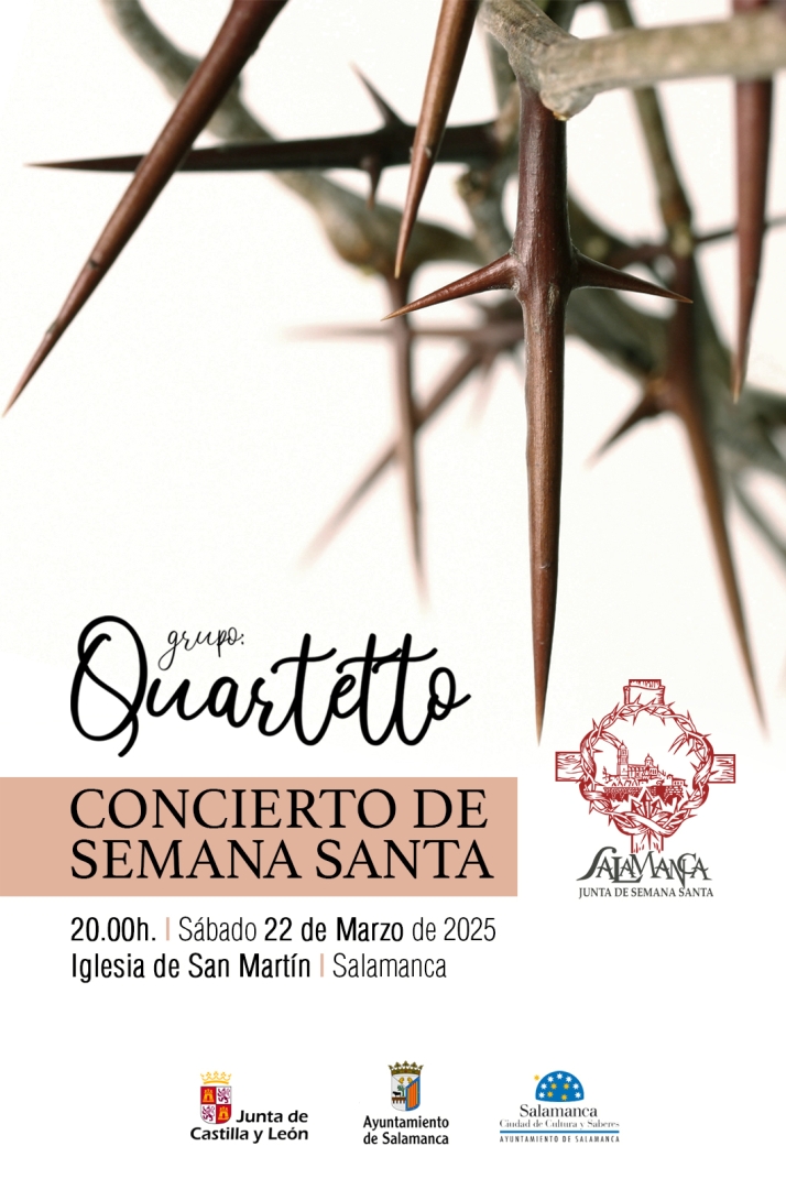 Entrada libre para el concierto del Grupo QUARTETTO en la Iglesia de San Mart&iacute;n | Imagen 1