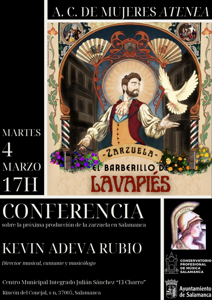 La Asociaci&oacute;n de Mujeres Atenea organiza la conferencia  'Zarzuela-el Barberillo de Lavapi&eacute;s' | Imagen 1