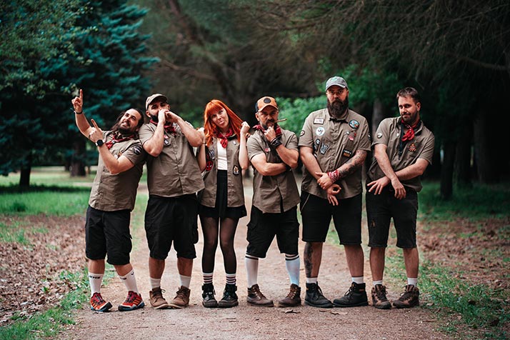 Campamento Lumbre, los boy scouts más locos, en plena naturaleza