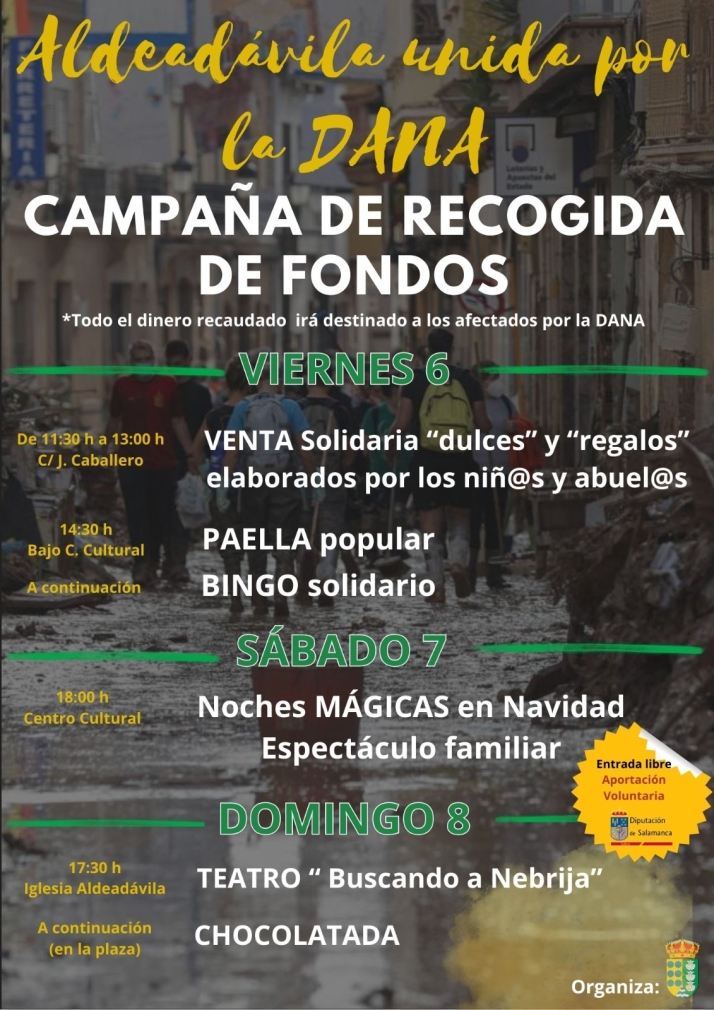 Aldead&aacute;vila vivir&aacute; un puente festivo de lo m&aacute;s solidario a favor de los damnificados por la DANA | Imagen 1