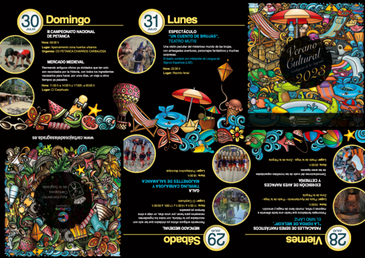 Esta es la programaci&oacute;n del Verano Cultural de Carbajosa   | Imagen 1