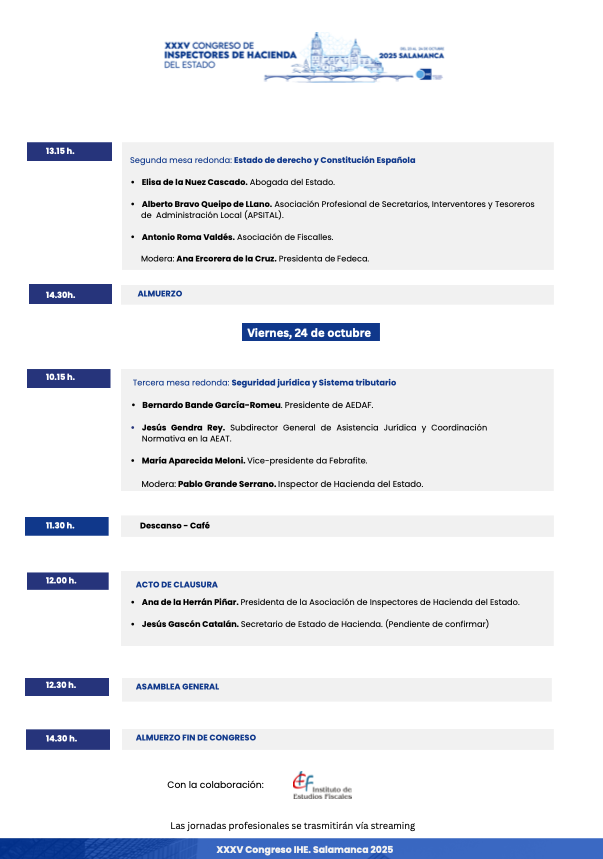 Salamanca reunir&aacute; a m&aacute;s de 600 inspectores de Hacienda para analizar el sistema fiscal | Imagen 2