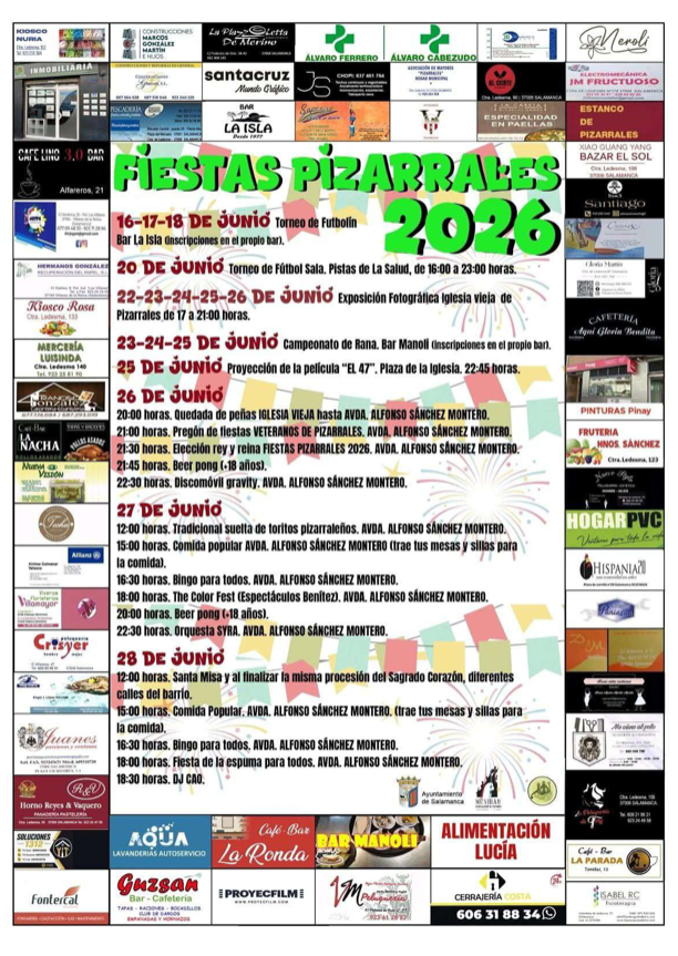 Pizarrales se prepara para celebrar sus fiestas vecinales: m&uacute;sica, comida y muchas actividades | Imagen 1