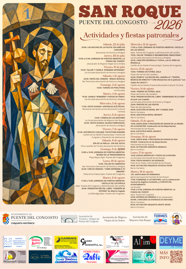 Un verano de cultura, patrimonio y participación vecinal en Puente del Congosto | Imagen 1