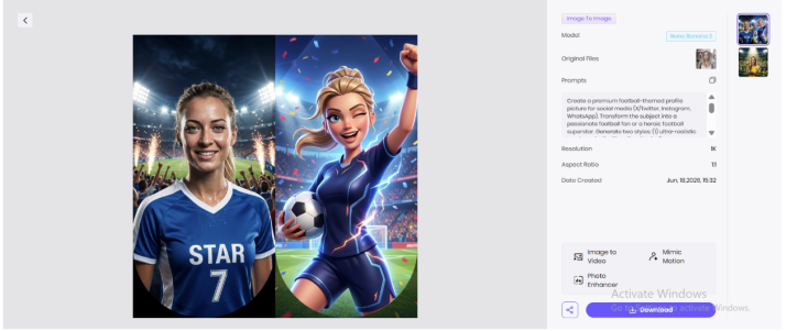 Generador de Im&aacute;genes IA para el Mundial: La Mejor Herramienta Gratuita para Crear P&oacute;sters de F&uacute;tbol y Avatares de Aficionados Online (2026) | Imagen 8
