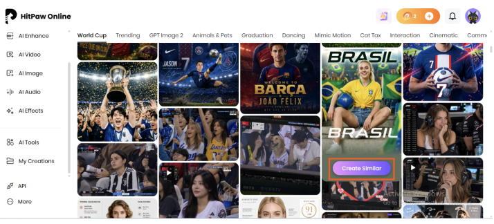 Generador de Im&aacute;genes IA para el Mundial: La Mejor Herramienta Gratuita para Crear P&oacute;sters de F&uacute;tbol y Avatares de Aficionados Online (2026) | Imagen 10