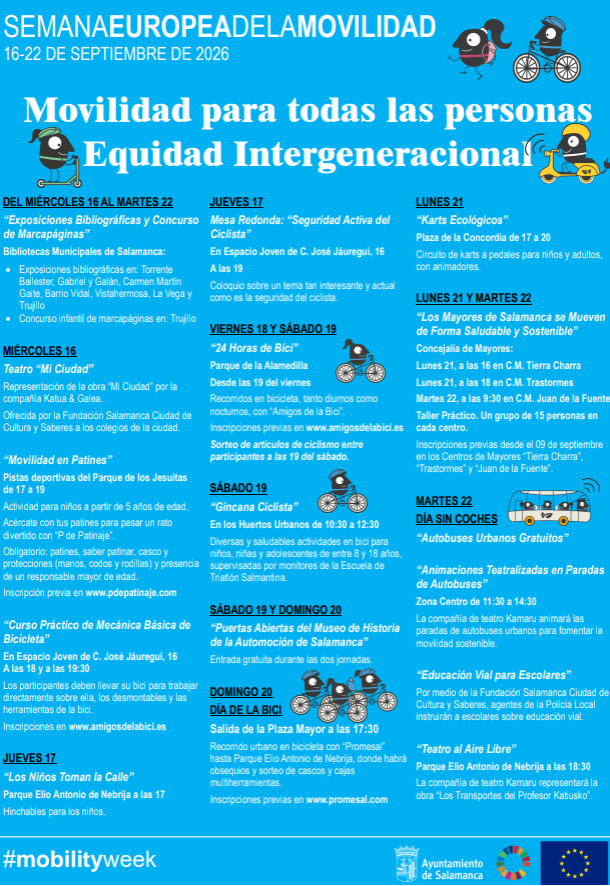 Salamanca tendr&aacute; autob&uacute;s urbano gratuito el 22 de septiembre por la Semana de la Movilidad  | Imagen 1