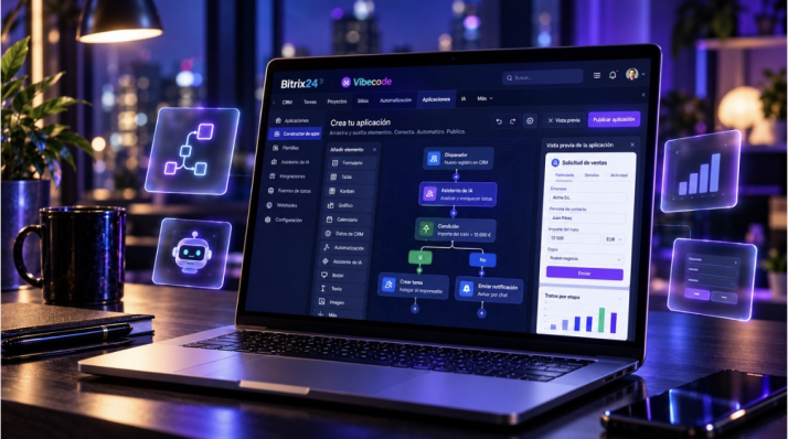 As&iacute; puedes construir tus propias herramientas de negocio con Bitrix24 y Vibecode sin saber programar  | Imagen 1