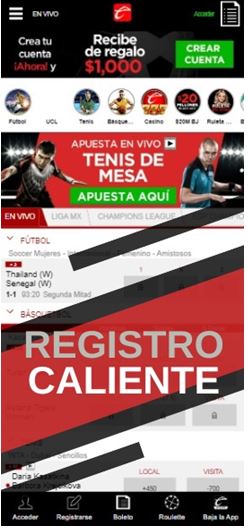 Caliente Apuestas: Amplia Selección de Eventos, Altas Coeficiente - Caliente App | Imagen 3