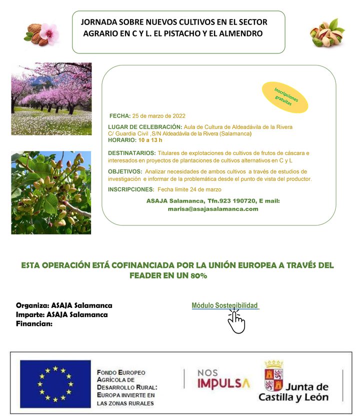 ASAJA organiza en Aldead&aacute;vila una jornada sobre nuevos cultivos dedicada al pistacho y al almendro   | Imagen 2