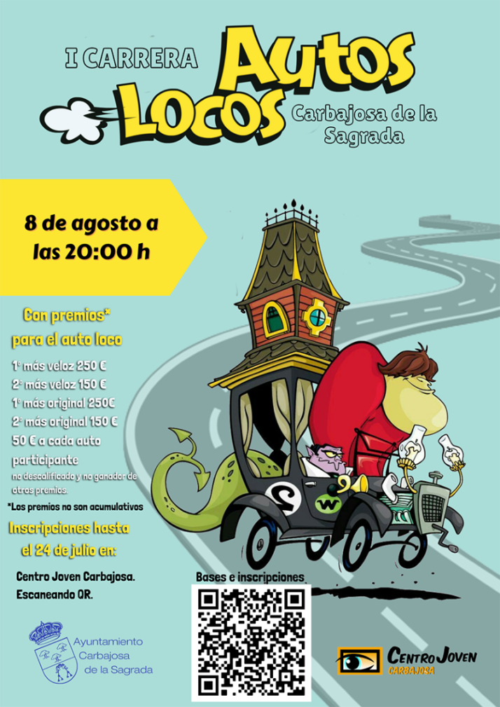 Carbajosa de la Sagrada disfrutar&aacute; este verano de su I Carrera de Autos Locos | Imagen 1