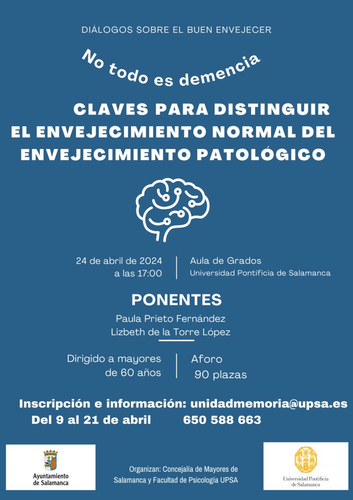 Comienza una nueva edici&oacute;n de los &lsquo;Di&aacute;logos sobre el Buen Envejecer&rsquo; organizados por el Ayuntamiento junto a la UPSA  | Imagen 1