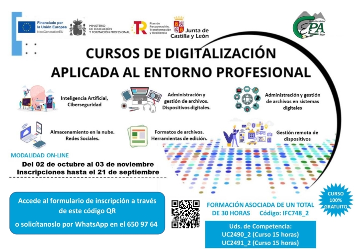 Sigue abierto el plazo de matriculaci&oacute;n en el curso de digitalizaci&oacute;n del CEPA Mateo Hern&aacute;ndez de B&eacute;jar | Imagen 1