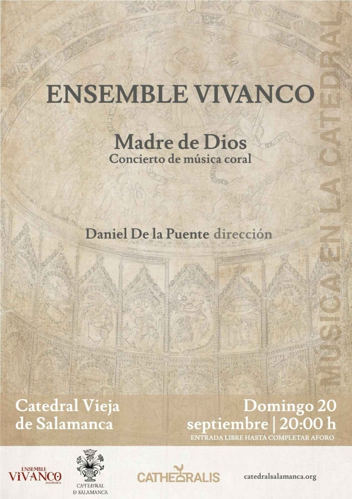 Entrada libre en la Catedral Vieja este domingo para el debut de Ensemble Vivanco | Imagen 1