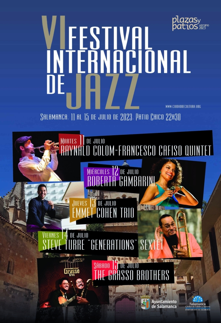 El Patio Chico acoger&aacute; el VI Festival Internacional de Jazz del 11 al 15 de julio | Imagen 1