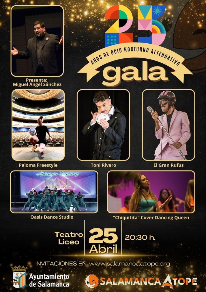 Ya se pueden recoger las invitaciones para la Gala del 25&ordm; aniversario de &lsquo;Salamanca a Tope&rsquo; | Imagen 1