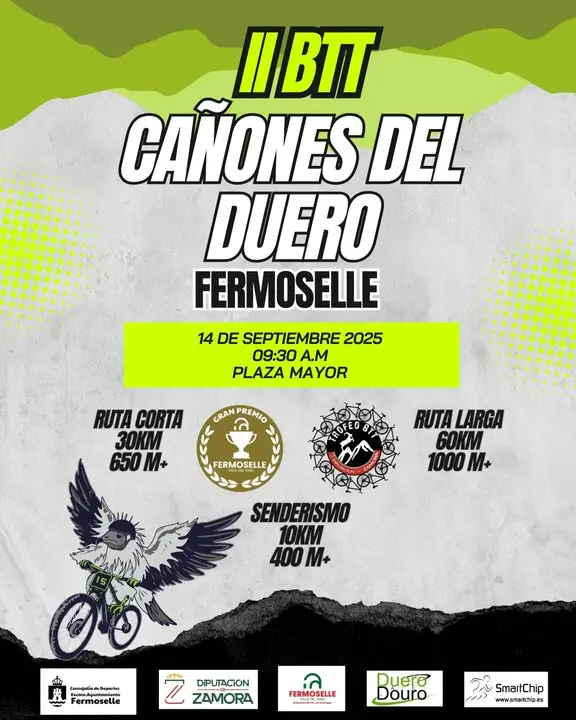 Fermoselle se prepara para la II BTT Ca&ntilde;ones del Duero con tres recorridos para ciclistas y senderistas | Imagen 1