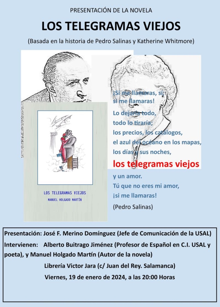 La novela salmantina basada en la relaci&oacute;n del poeta Pedro Salinas y la americana Katherine Whitmore | Imagen 1