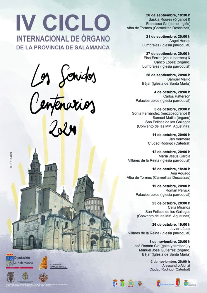 El IV Ciclo Internacional de Órgano 'Los Sonidos Centenarios' incluye 14 conciertos en 7 localidades | Imagen 1