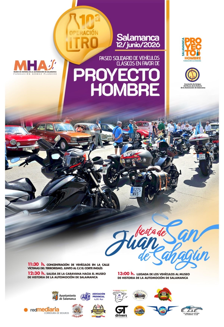 Una caravana de coches cl&aacute;sicos invadir&aacute; Salamanca a favor de Proyecto Hombre  | Imagen 1
