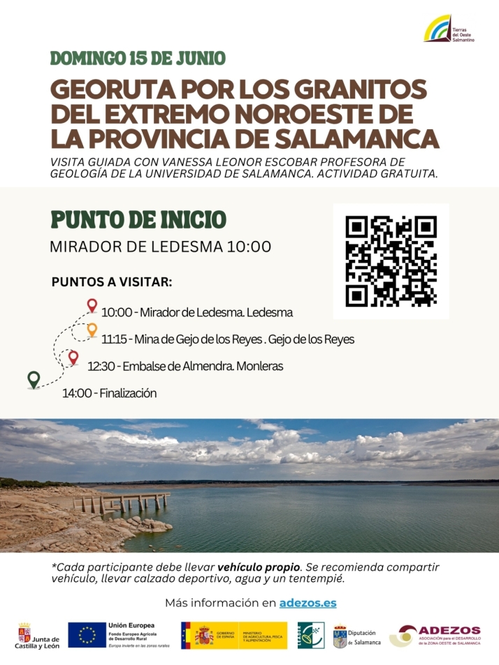 Adezos lanza una nueva georuta gratuita para descubrir los granitos entre Ledesma y Almendra | Imagen 1