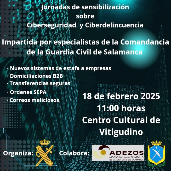 La Guardia Civil ofrecer&aacute; una jornada informativa en Vitigudino sobre c&oacute;mo evitar las estafas a trav&eacute;s de la Red | Imagen 1