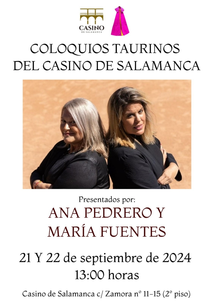 Vuelven los coloquios de la Feria Taurina al Casino este sábado 21 y domingo 22 | Imagen 1