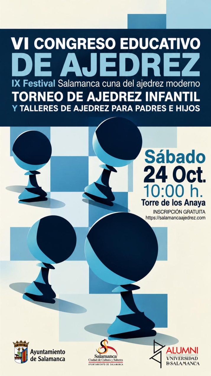 Torneo infantil, talleres y cuatro ponencias en el VI Congreso Educativo de Ajedrez | Imagen 1