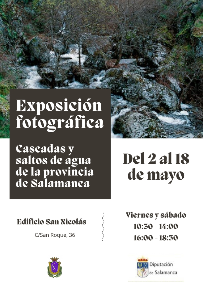 El edificio San Nicol&aacute;s acoge en Vitigudino la exposici&oacute;n 'Cascadas y saltos de agua de la provincia de Salamanca' | Imagen 1