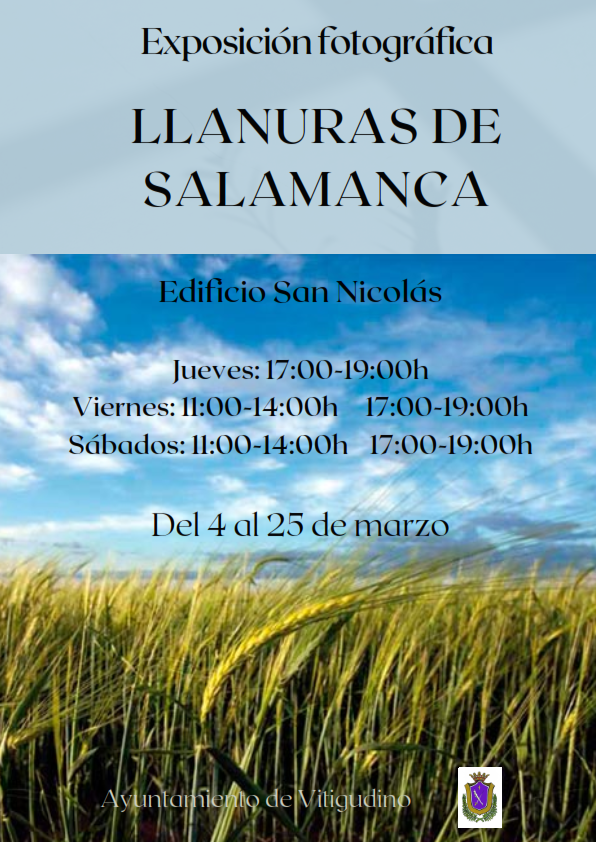El edificio san Nicol&aacute;s acoge en Vitigudino la exposici&oacute;n &lsquo;Llanuras de Salamanca&rsquo; | Imagen 1