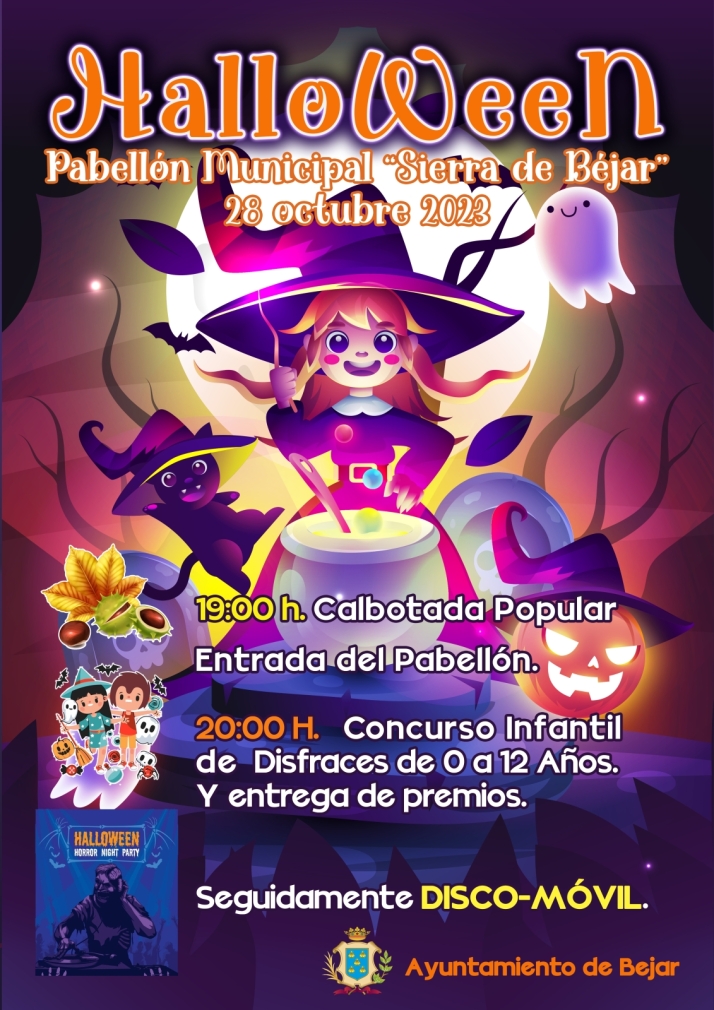La fiesta de Halloween en B&eacute;jar se traslada al Pabell&oacute;n "Sierra de B&eacute;jar" | Imagen 1