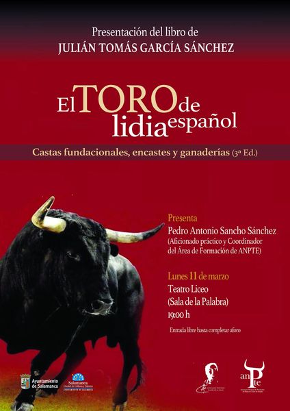 &lsquo;El toro de lidia espa&ntilde;ol, castas fundaciones, encastes y ganader&iacute;as&rsquo;, ser&aacute; presentado este lunes  | Imagen 1
