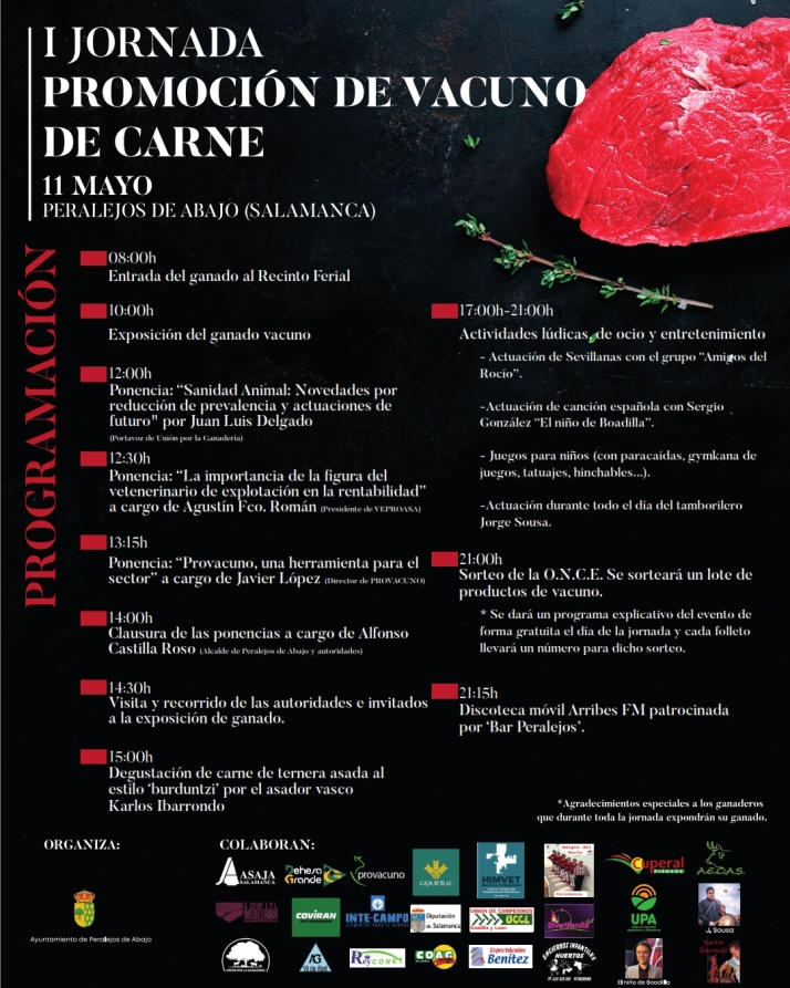 Peralejos de Abajo tiene todo dispuesto para la I Jornada de Promoci&oacute;n del Vacuno de Carne | Imagen 1