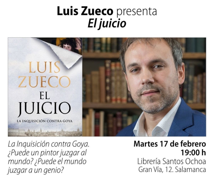 Luis Zueco presenta en Salamanca 'El juicio', su nueva novela sobre Goya y la Inquisici&oacute;n | Imagen 2