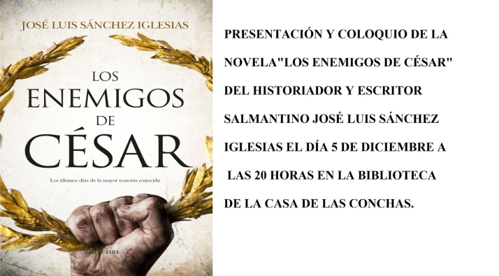 'Los enemigos de C&eacute;sar', en la biblioteca de las Casas de las Conchas | Imagen 1