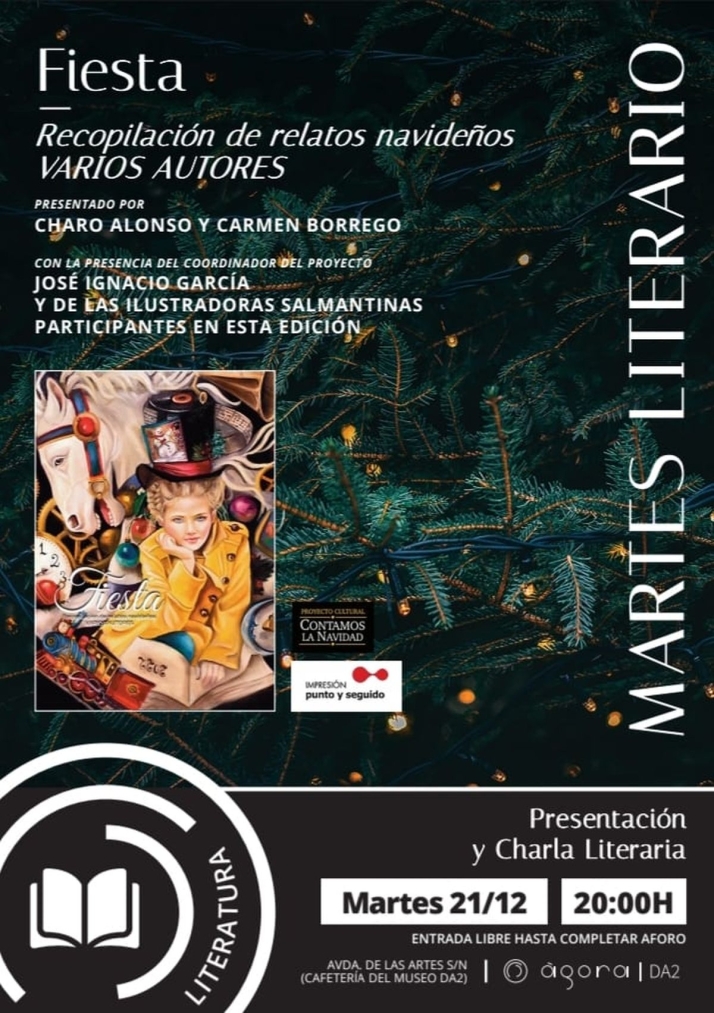 El DA2 acoger&aacute; la presentaci&oacute;n de &lsquo;Fiesta. Recopilaci&oacute;n de relatos navide&ntilde;os&rsquo; | Imagen 1