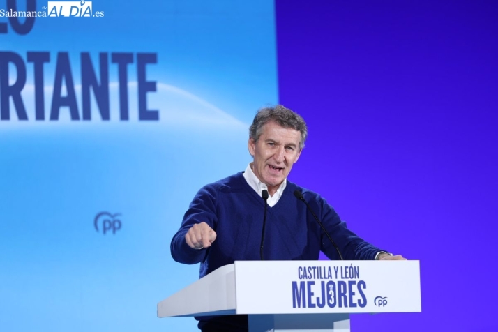 Feij&oacute;o reivindica en Salamanca la "fiabilidad" de Ma&ntilde;ueco para revalidar la Junta | Imagen 1