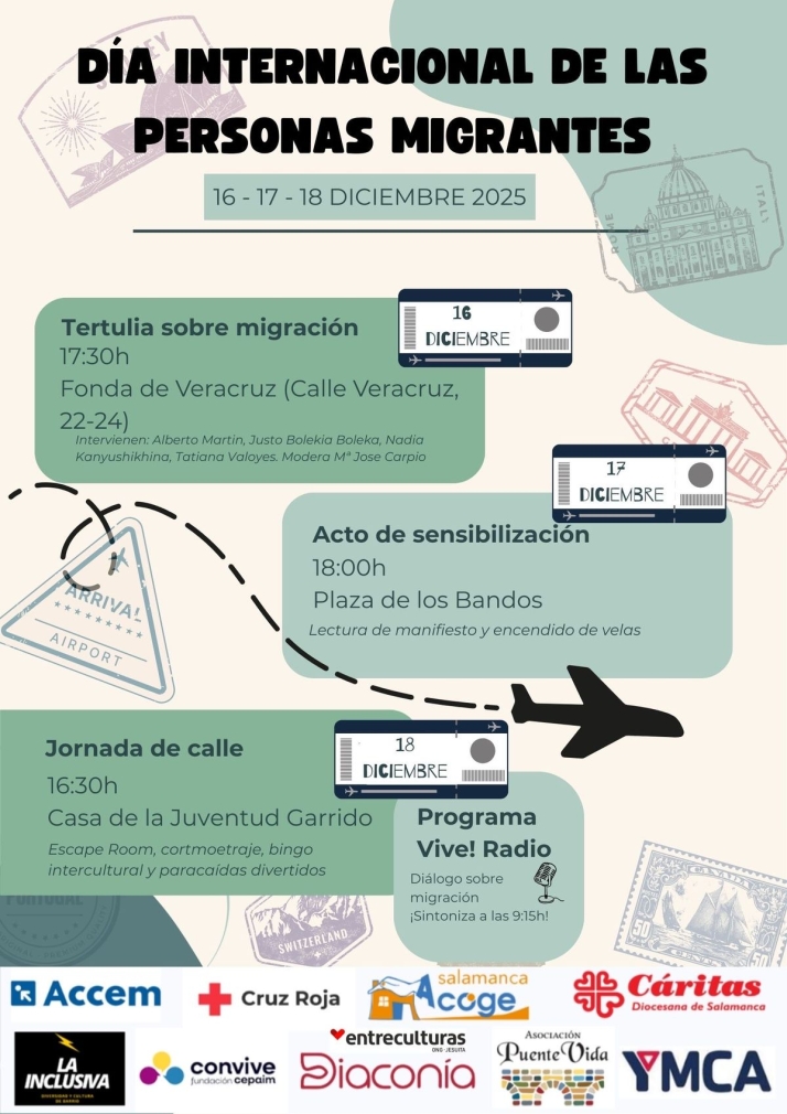 Salamanca celebra el D&iacute;a del Migrante con tertulias, actos de calle y actividades infantiles y juveniles | Imagen 1