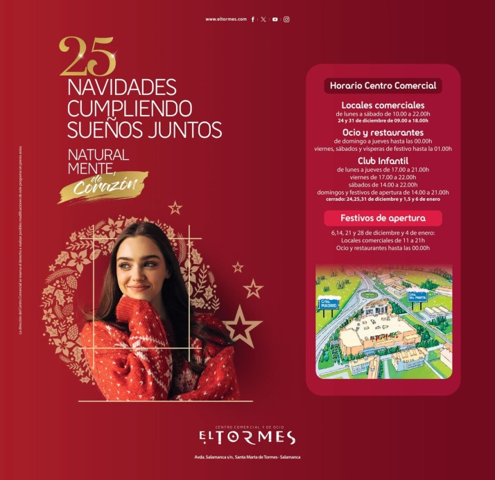El Tormes celebra su 25 aniversario con una gran programaci&oacute;n navide&ntilde;a | Imagen 1