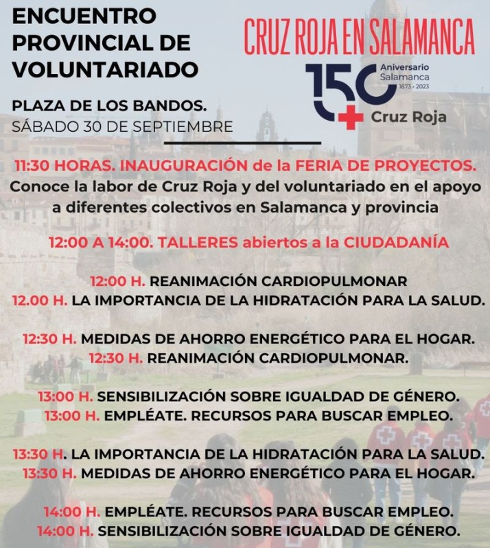 La plaza de los Bandos se convertir&aacute; en un centro de talleres y actividades de Cruz Roja | Imagen 1