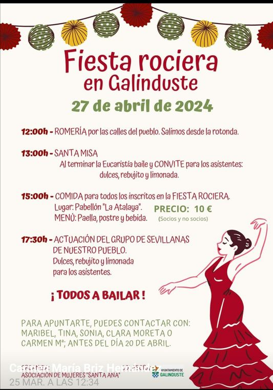 Galinduste celebra este fin de semana su Feria Rociera&nbsp; | Imagen 1