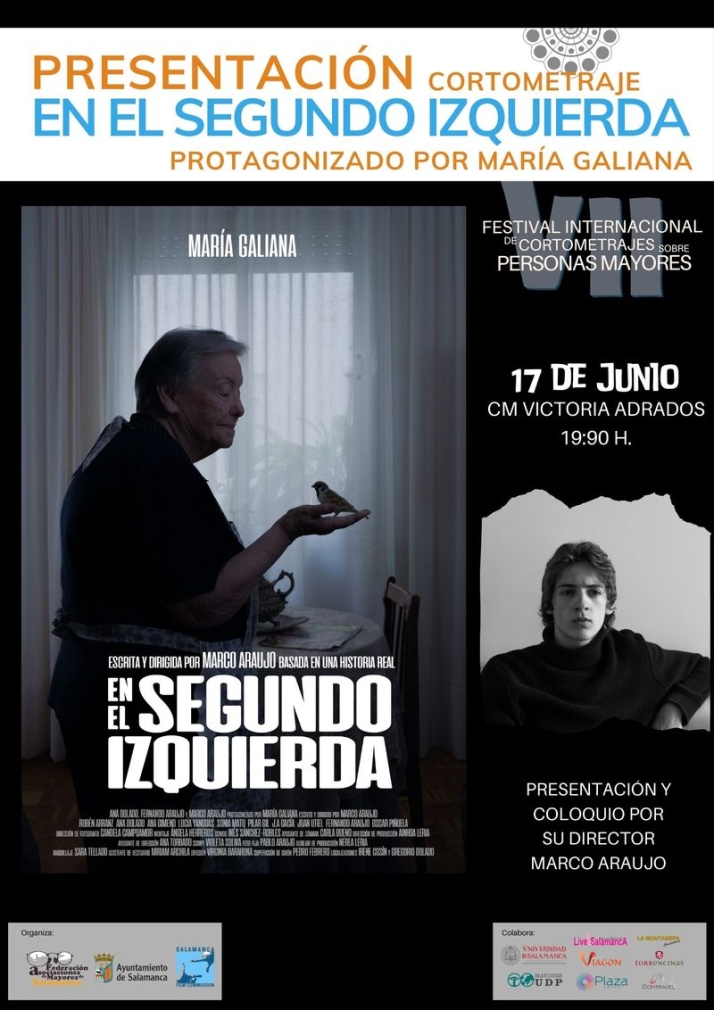 Entrada libre para el estreno del corto 'En el segundo izquierda', protagonizado por Mar&iacute;a Galiana | Imagen 1