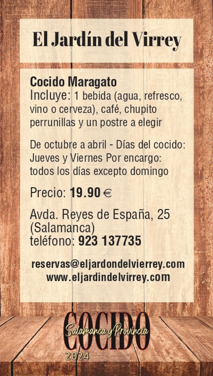 Disfruta el mejor cocido de Salamanca: lista de establecimientos y precios | Imagen 13