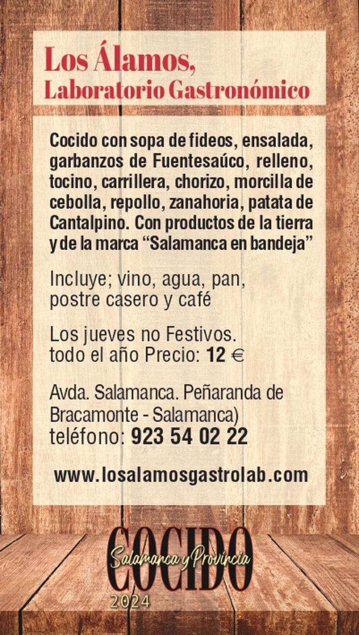 Disfruta el mejor cocido de Salamanca: lista de establecimientos y precios | Imagen 15
