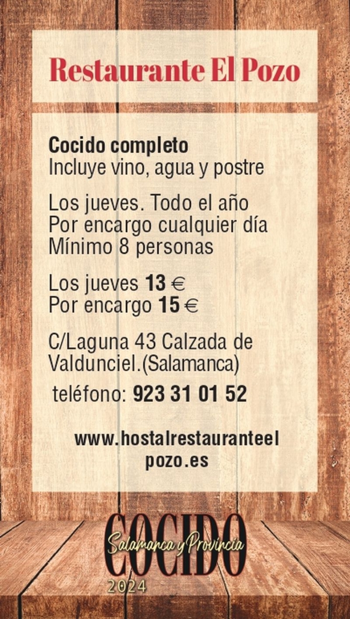 Disfruta el mejor cocido de Salamanca: lista de establecimientos y precios | Imagen 19