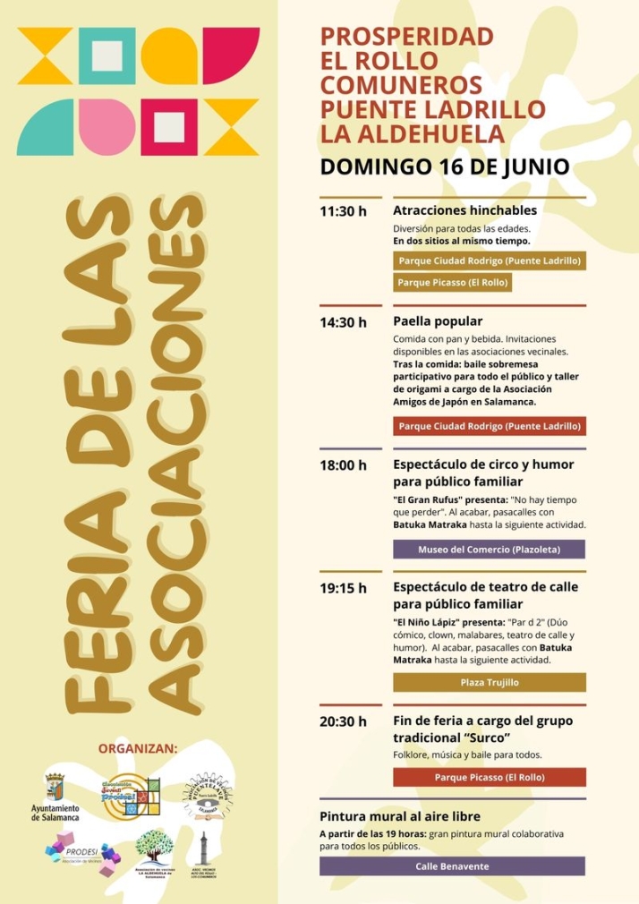 Juegos infantiles, circo, teatro, baile tradicional y paella, el pr&oacute;ximo domingo en Salamanca | Imagen 1