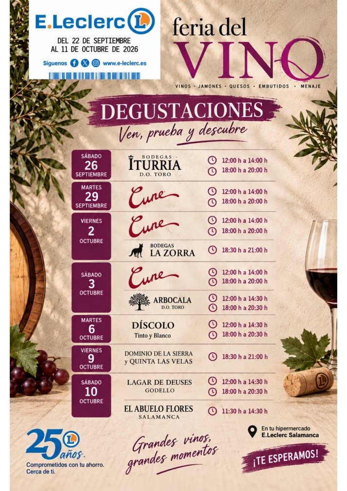 La Feria del Vino de E.Leclerc incluye catas y degustaciones | Imagen 1
