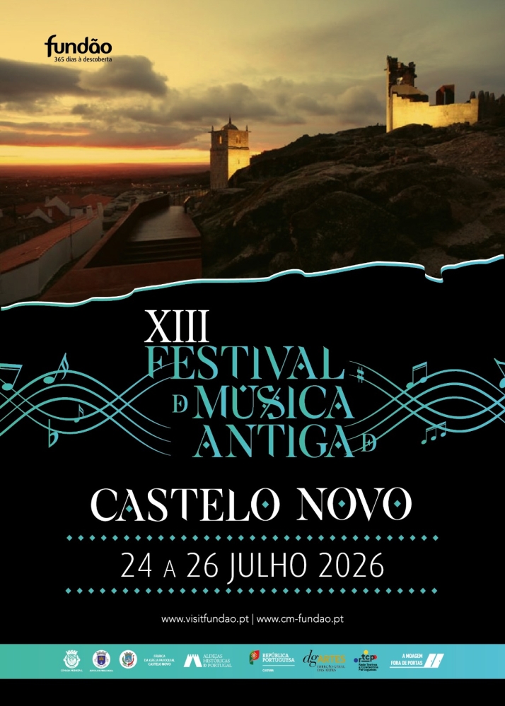 Cartel del XIII Festival de Música Antigua de Castelo Novo