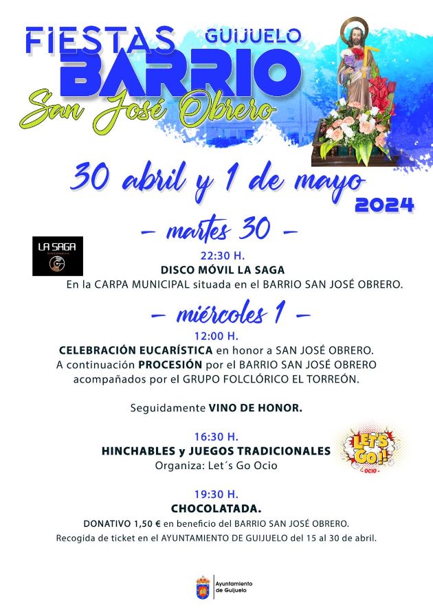 El barrio San Jos&eacute; Obrero, preparado para su fiestas | Imagen 1