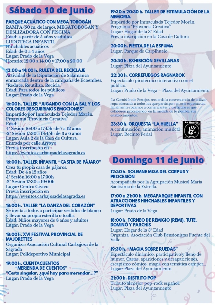 Cuenta atr&aacute;s para la Fiestas del Se&ntilde;or en Carbajosa | Imagen 2